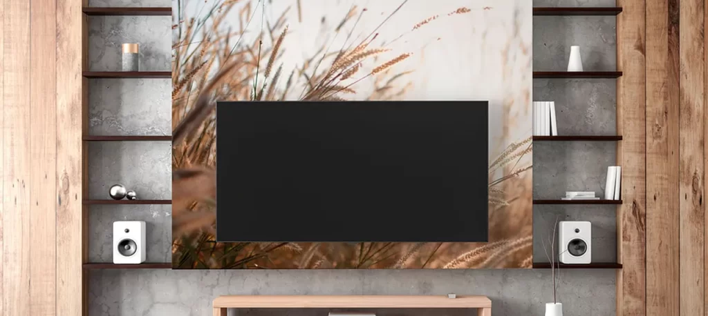 Jaka tapeta na ścianę z telewizorem?